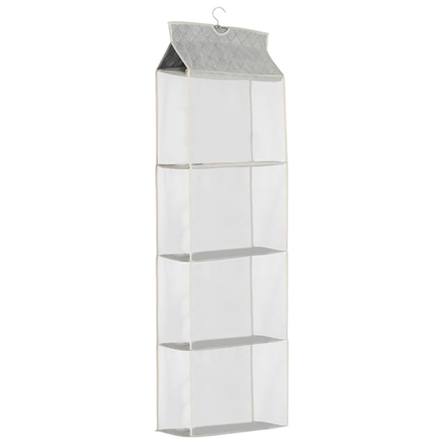 Organizador colgante de bolso, organizador de guardarropa colgante, bolsa colgante de almacenamiento tridimensional, organizador de bolso para Almacenamiento y organización del hogar Beige 4 capas Advancent HA001605-06