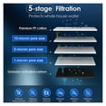 thumbnail image 2 of 2-Stage Whole House Water Filtration System, With Sediment CTO(Chlorine, Taste, And Odor) Filter, 1" Inlet/Outlet ,Widely Used, 2 of 6