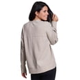 thumbnail image 5 of RBX Active Women's Crewneck Buttery Soft Textured Long Sleeve Dolman Top for Yoga, Casual Wear, 5 of 6