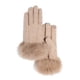 thumbnail image 5 of Guantes de otoño e invierno para mujer, de punto, de lana, de piel de conejo, con boca en la muñeca, forrados con vellón, gruesos y cálidos, con pantalla táctil, guantes de cachemira, 5 of 5