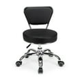 thumbnail image 5 of Madison and Park DAYTON Short Stool Rolling Stool with Adjustable Height 13-15" - N/A Brown, 5 of 6