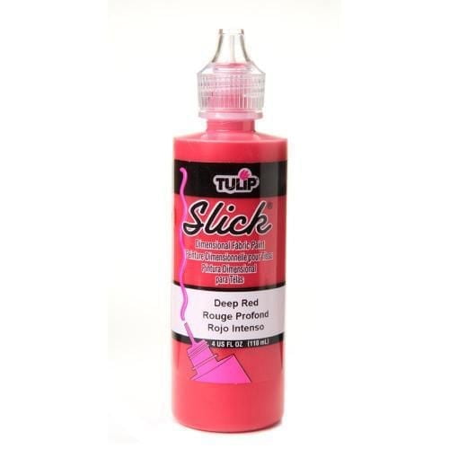 Tulip Dimensional Fabric Paint 4 fl oz Deep Red, Dimensional fabric paint