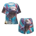 thumbnail image 4 of Xecao Cute Underwater Axolotl print Swimsuit for women, Summer-ready, sporty style.Quick-dry fabric. Many sizes & colors., 4 of 9