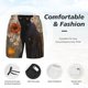 thumbnail image 3 of Balery Black Cat in Wildflowers Bañador para hombre, shorts de playa de secado rápido con entrepierna y forro de compresión-XX-Large, 3 of 6