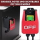 thumbnail image 3 of 220V Single Phase On/Off Switch, -Switch with Large Stop Shield Paddle for Quick Emergency Stops EU Plug, 3 of 5