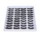 thumbnail image 3 of 20 pares de pestañas postizas semimanuales suaves naturales de alta imitación de fibra química 6D pestañas postizas para cosplay, 3 of 8