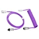 thumbnail image 2 of Cateissary Cable USB escalable para un movimiento cómodo y resistencia a la tracción Teclado mecánico computadora en espiral Electrónica morado, 2 of 6