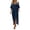Blue, variant on Tqcoqu Women's Beach Vacation Midi Dresses,V Neck Side Slit Kaftan Cover Up Dress,Light Blue Women's S-XXXL