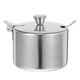 thumbnail image 5 of Juego de botes de azúcar de acero inoxidable con cuchara, tarro para condimentos, pimienta, cubo de caramelo, recipiente para condimentos con tapa para Cocina, 1 Juego, 5 of 5