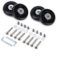 thumbnail image 1 of OwnMy Roues de Remplacement pour Valise 60mm x 18mm, Roues Pivotantes en Caoutchouc Kits de Réparation Roulements, un Ensemble de 4, 1 of 4