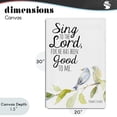thumbnail image 4 of Stupell Industries Traditional Sing To The Lord Canvas Art, 20 x 30, by Lanie Loreth, 4 of 8