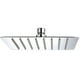 thumbnail image 1 of Regadera Plato Cuadrado 8 Antisarro Dica Acero Inoxidable 4538C, 1 of 1