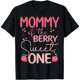 thumbnail image 1 of Camiseta de Cumpleaños "Mi Dulce Primer Año de Fresa" para Mujer - Tamaño Extra Grande - Negro, 1 of 7