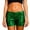 Green, variant on Women's Sparkly Sequin Booty Shorts Slim Fit High Waisted Glitter Metallic Shiny Shorts Hot Bottom for Party, Clubwear, City Walk