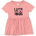 thumbnail image 3 of Inktastic I Love the '80s-musical Notes Girls Baby Dress, 3 of 5