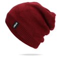 thumbnail image 2 of Yanyanz Caps, Womens And Mens Warm Knitted Hat Mens Soft Wavy Sweater Hat Thickened Hat, Baseball Caps Red One Size, 2 of 4