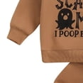 thumbnail image 6 of GCETTIC Toddler Baby Boy Halloween Outfit Long Pumpkin Shirt Pant Clothes Set 6M-2T 2-3 Years, 6 of 9