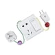 thumbnail image 1 of Enchufe de enchufe de interruptor Montessori, accesorios de tablero de actividades, juguetes de Lenarning de tablero ocupado para niños, accesorios de, 1 of 9