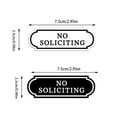 thumbnail image 3 of No Soliciting Sign Stickers*10 - No Soliciting Label Pvc Sticker Home Door Doorbell Sticker, 3 of 4