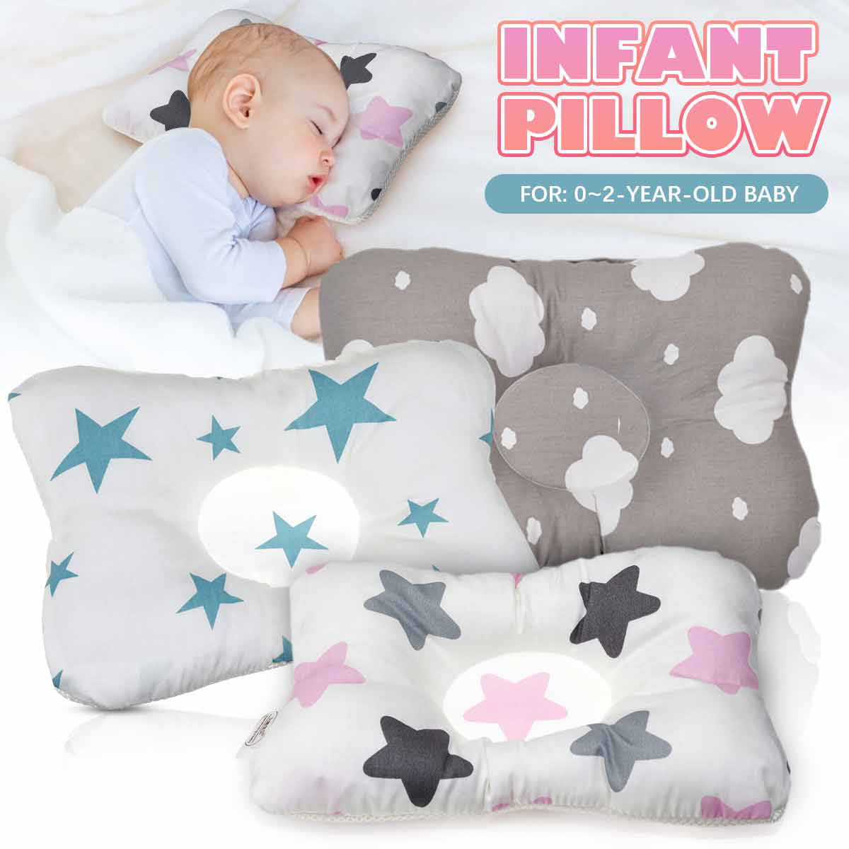newborn baby pillow bed