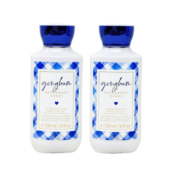 Bath and Body Works Gingham 24 Hour Moisture Body Lotion Gift Set - Pack of 2