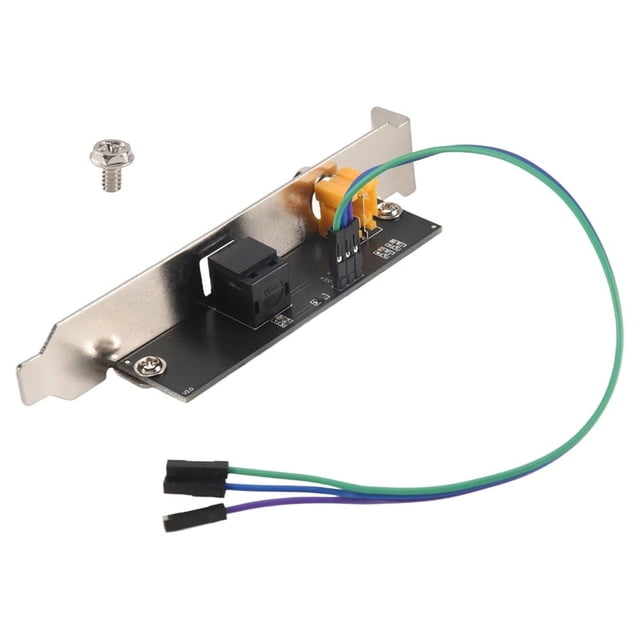 Tarjeta hija SPDIF de 24 bits y 192 kHz, soporte de cable de placa de salida óptica y salida de audio digital para