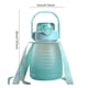 thumbnail image 3 of 1300ml Pajita Big Belly Cup Color degradado Vaso de plástico Cute Sports Kettle (Verde), 3 of 7