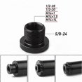thumbnail image 1 of Black Thread Oil Filter Adapter, 5/8-24 to 1/2-20, 1/2-28, M14x1, M14x1.5, M14x1L Conversion Fittings for Automotive Use, 1 of 5