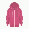 thumbnail image 2 of TOWED22 Boys Hoodies Toddler Boys Jacket Kids Sweatshirts Long Sleeve Hooded Shirts(Hot Pink,9-10 Y), 2 of 6