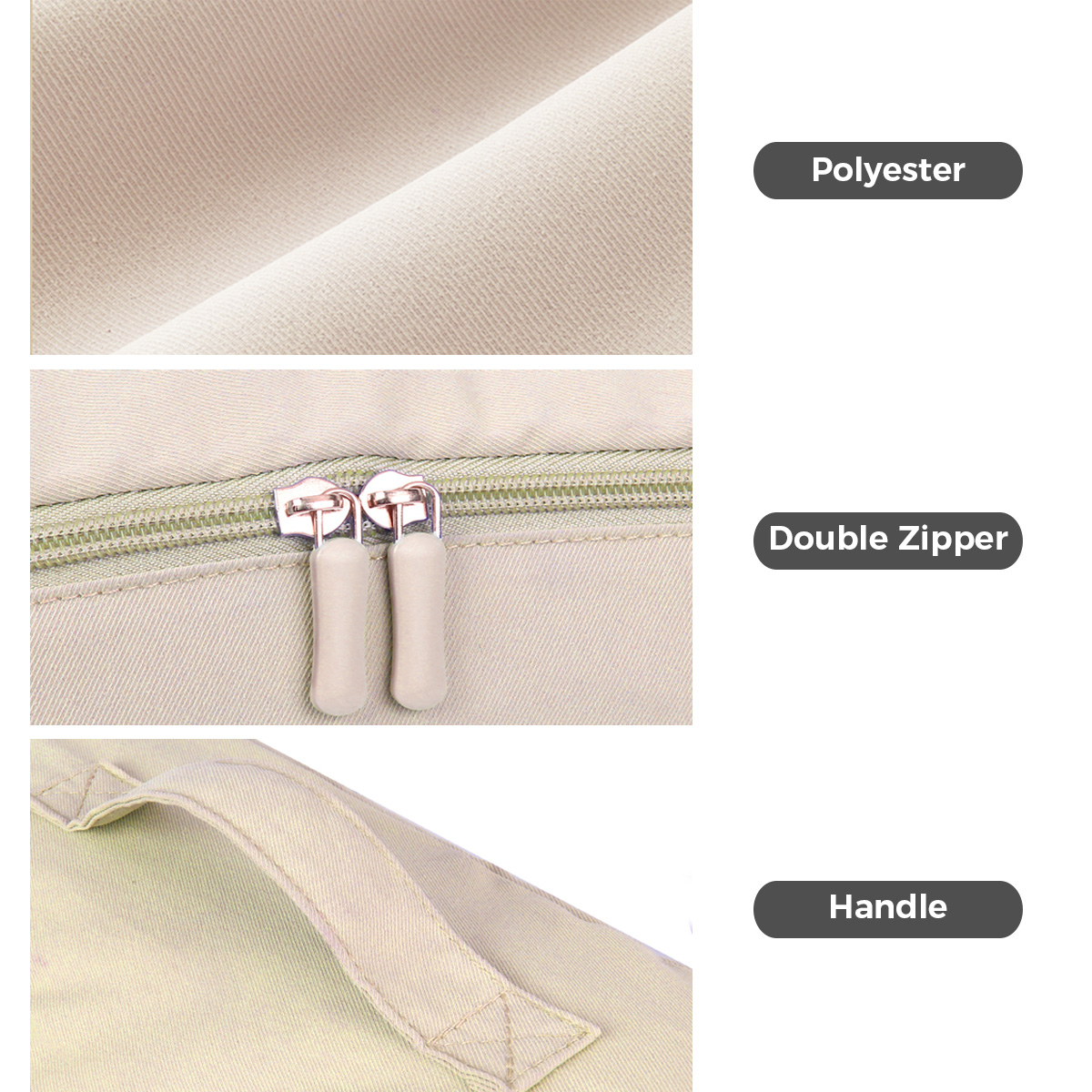 AUXDIQ 6 PCS Packing Cubes for Suitcase Travel Luggage Organizer Bags Set Packing Organizers Compression Suitcase Bag Travel Essential Bag