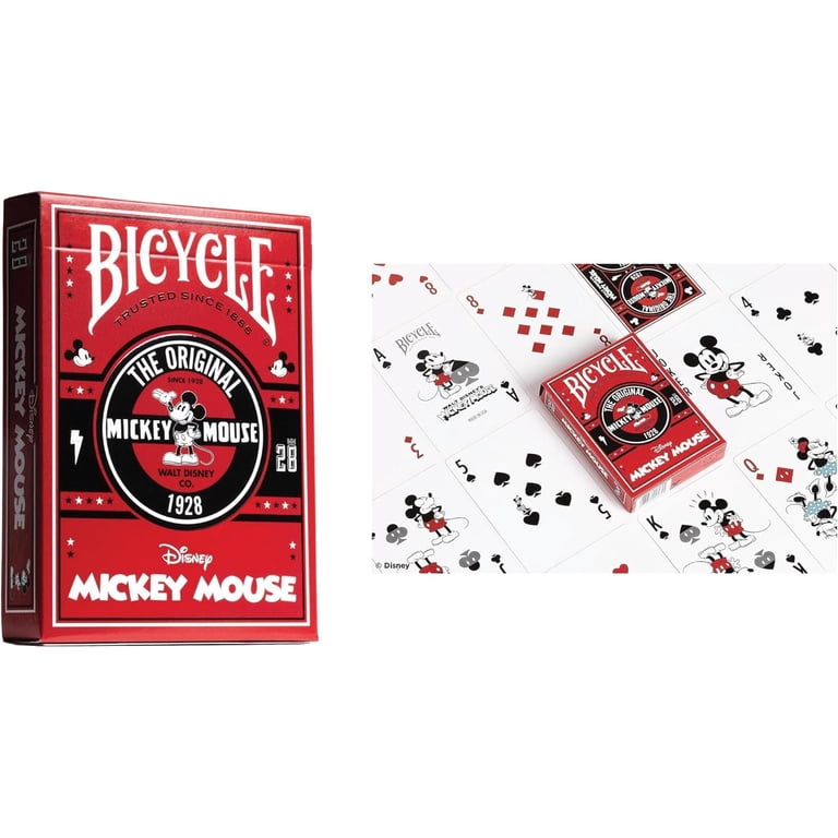 Disney Collector's Bundle: 6 Decks Bicycle Playing Cards - Black