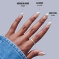 thumbnail image 4 of Kiss Glam 3D & Jeweled Press On Nails  Almond, ‘Zephyr’, Neutral, Medium Length, 32 Count, 4 of 14