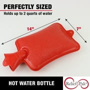 Hot Water Bottle, 2 Quart Capacity