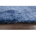 thumbnail image 2 of Gatney Rugs Explorer Shag Area Rug DRA104 Blue Single-Color Deep Pile 7' 6" x 9' 6" Rectangle, 2 of 2