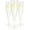 Silver Glitter, variant on 100 Gold Plastic Champagne Flutes - 4.5 oz Disposable Champagne Glasses for Toasting at Weddings, Mimosas, Cocktails, Great Gatsby Party Decorations, and Events