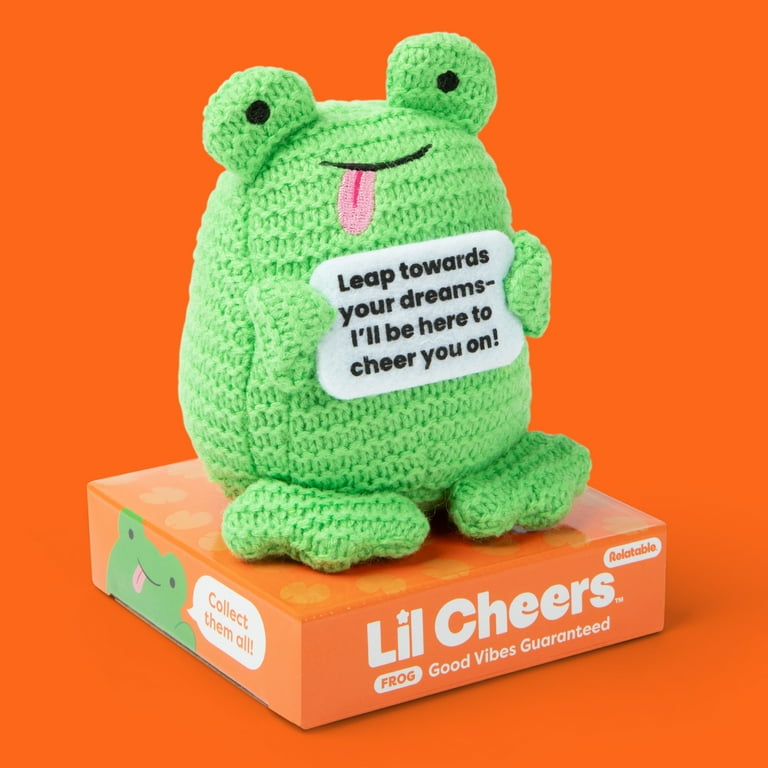 give_me_frog_ページ Lil Cheers Frog by What Do You Meme?, Uplifting Plush Toy with