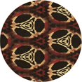 thumbnail image 1 of Ahgly Company Machine Washable Indoor Square Transitional Light Brown Area Rugs, 3' Square, 1 of 7