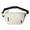 Beige white, variant on Gym Waist Bag Multifunctional Waterproof Oversized Fanny Pack Chest Bag Cycling Large Belt Bag for Sports Men Women White Black