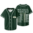 thumbnail image 1 of Michael Marcagi 2025 Tour Dates Baseball Jacket Cosplay V-neck Short Sleeve T-shirts,XXXXL,Style 9, 1 of 5