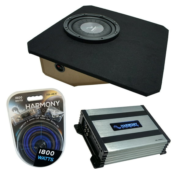 97-04 Chevy Corvette Coupe C5 Z06 Harmony F124 Single 12" Sub Box & HA-A400.1