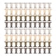 thumbnail image 1 of 80 Uds tornillo de encuadernación de libros 9,5x8mm superficies más lisas de alta dureza tornillos de encuadernación de Metal Chicago para manualidades de cuero sintético DIY, 1 of 5