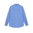 thumbnail image 6 of GENTS BLISS Men Linen Shirts Long Sleeve Button Down Shirts for Men Roll-up Solid Shirts with Pocket, 6 of 14