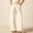 Beige, variant on Girls Cotton Casual Pants Size 1-13 Grid Elastic Waist Wide Leg Sports Trousers for Kids Everyday Play Home Outdoor School Pink Size 5