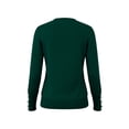 thumbnail image 6 of SBYOJLPB Women V-Neck Tops Long Sleeve Solid Color Fall Winter Knit Sweaters Casual Pullover Top, 6 of 9