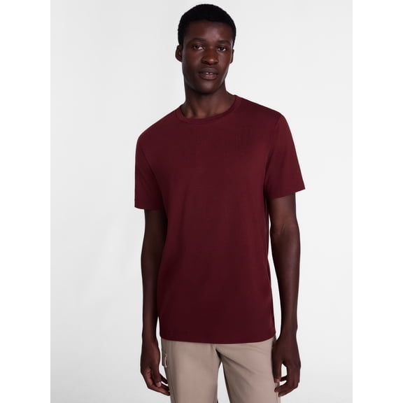 George Men's and Big Men's Crewneck Tee with Short Sleeves, Sizes XS-6XB