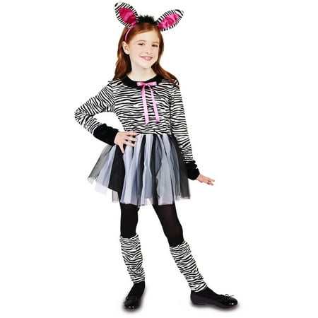 Sweet Zebra Girl Child Halloween Costume
