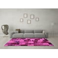 thumbnail image 3 of Ahgly Company Indoor Rectangle Patchwork Pink Transitional Area Rugs, 4' x 6', 3 of 4