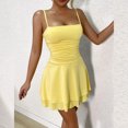 thumbnail image 5 of Ruimatai Women's Sexy Strapless Backless Dress Summer Sleeveless Slim Pullover Mini Dress for Party Dating Vacation Casual, 5 of 8