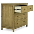 thumbnail image 3 of Delta Children Cambridge 3 Drawer Dresser with Interlocking Drawers, Rustic Brown, 3 of 5