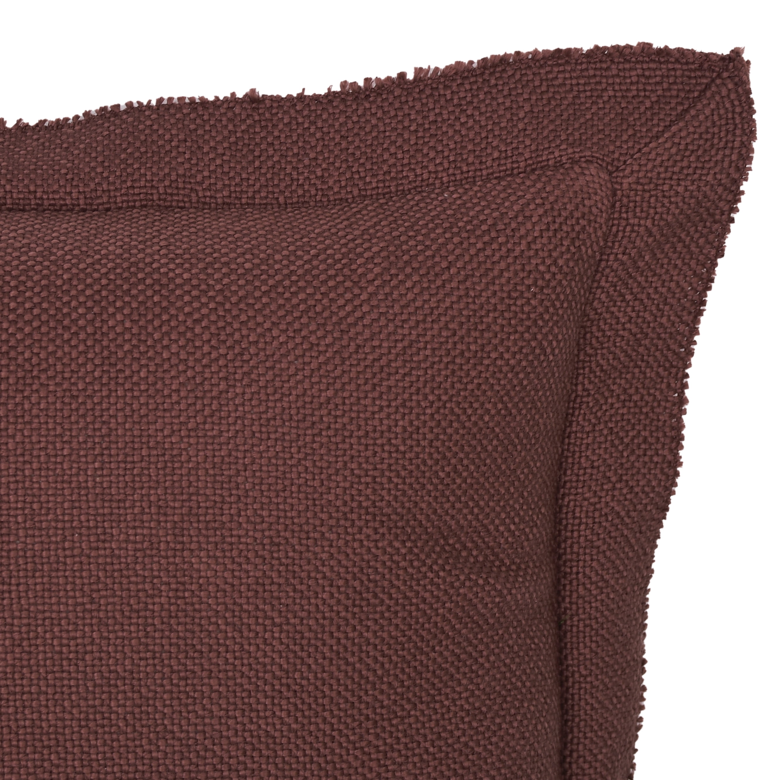 Better Homes & Gardens 24x24 Blake Bi-Flange Throw Pillow Cover, Rich Cocoa
